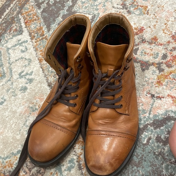 Brown genuine Leather men’s shoes - Picture 2 of 8